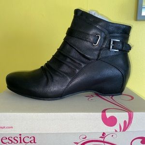 Jessica cline ankle booties